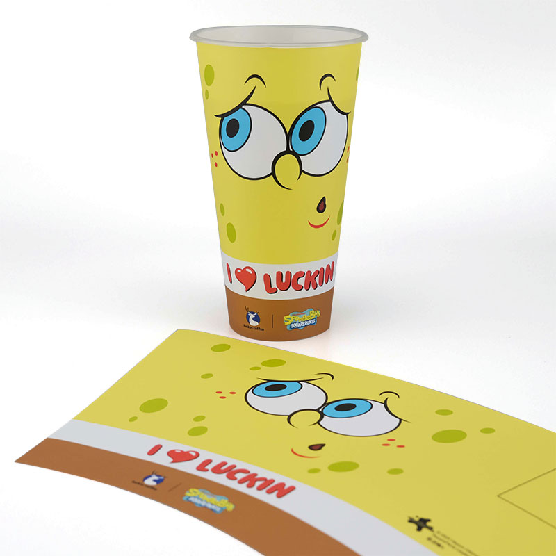 Cangkir Minuman PP Injection Moulding Full Print